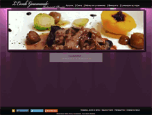Tablet Screenshot of lescalegourmande.ch